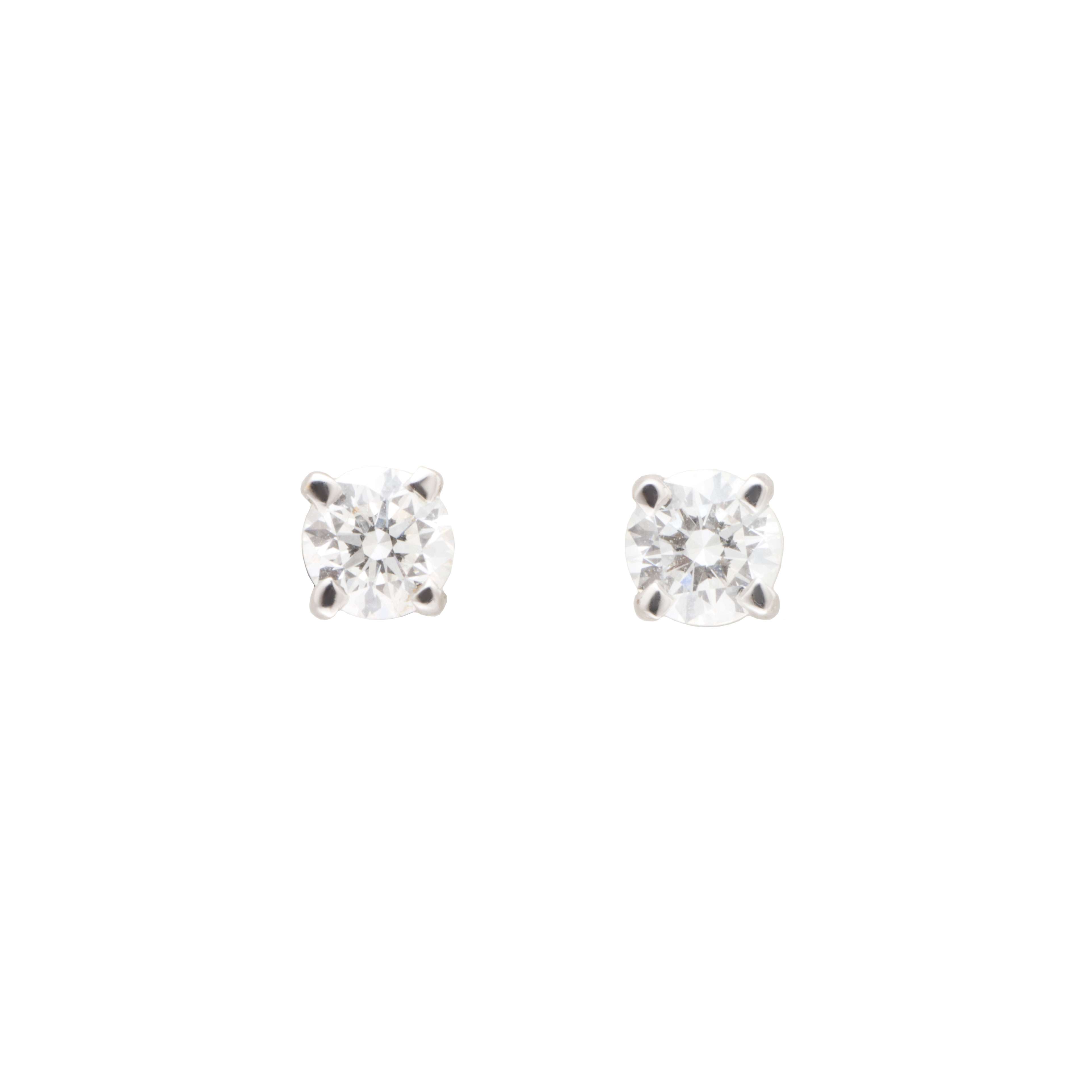 White Gold Diamond Earrings | Rich Diamonds